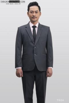 Bộ Suit Xám Đậm Classic Fit TGS24